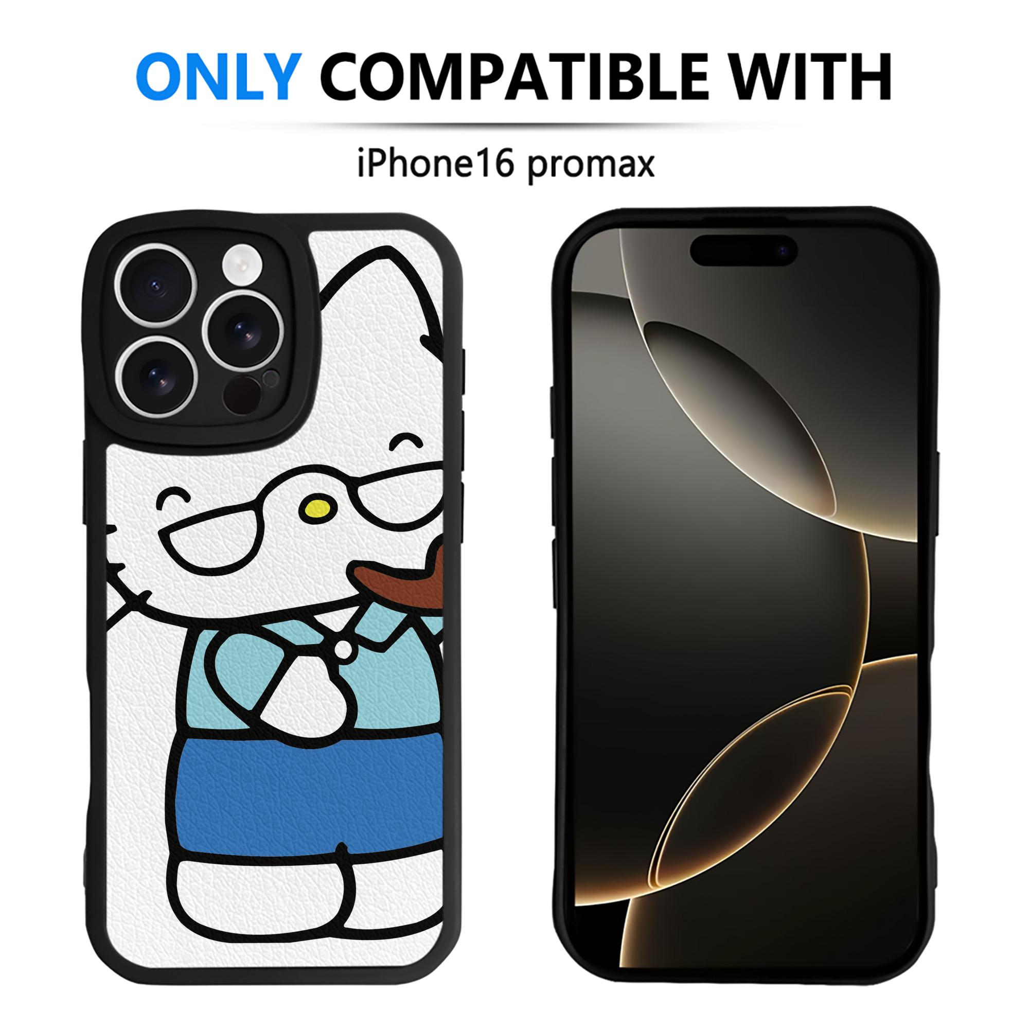 （画像用） Hello Kitty ハローキティ 【iPhone 16シリーズ対応】シリコンスマホケース（レザー調） 材質：シリコン